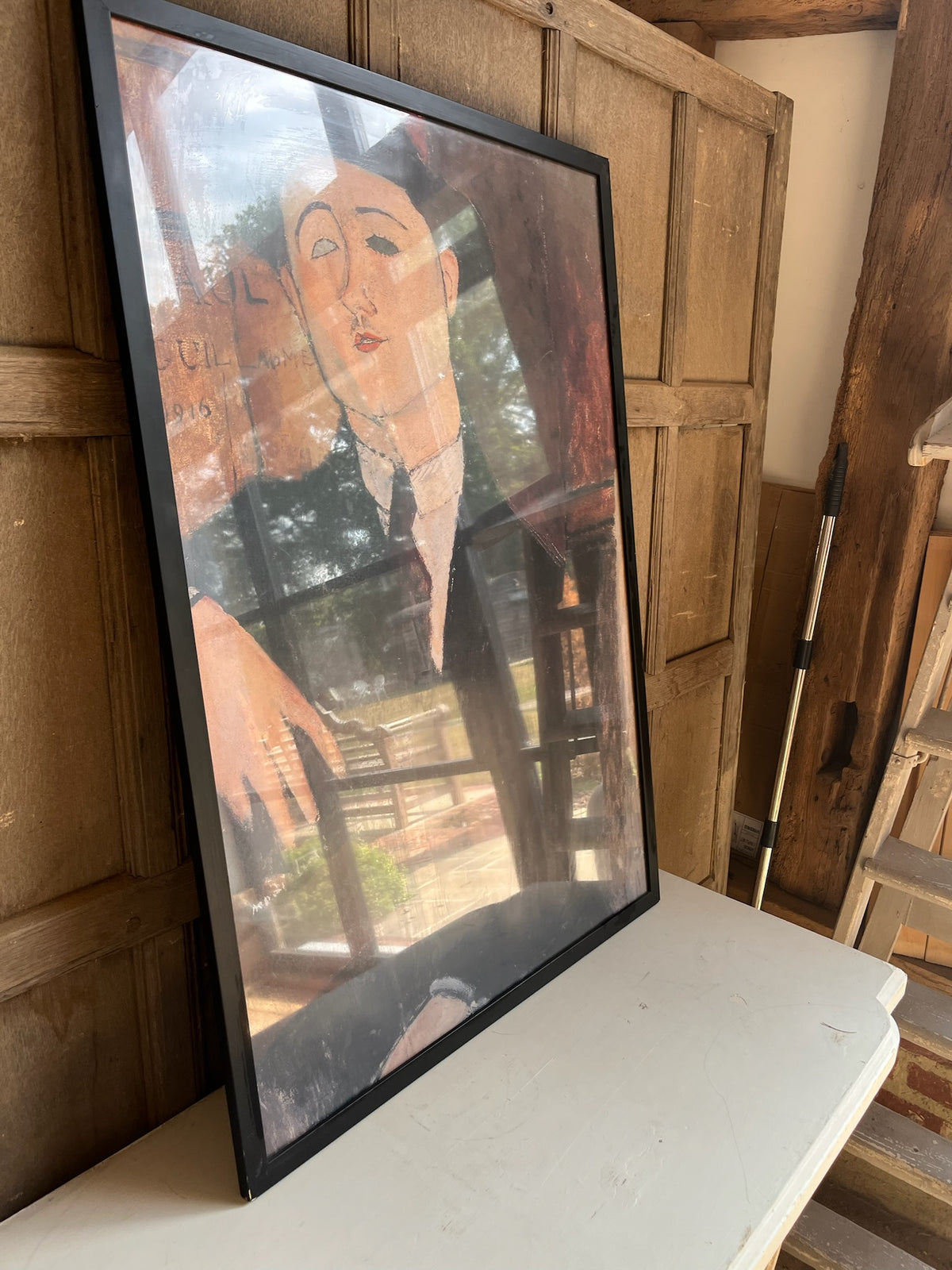 Framed Modigliani 'Paul Guillaume' Print