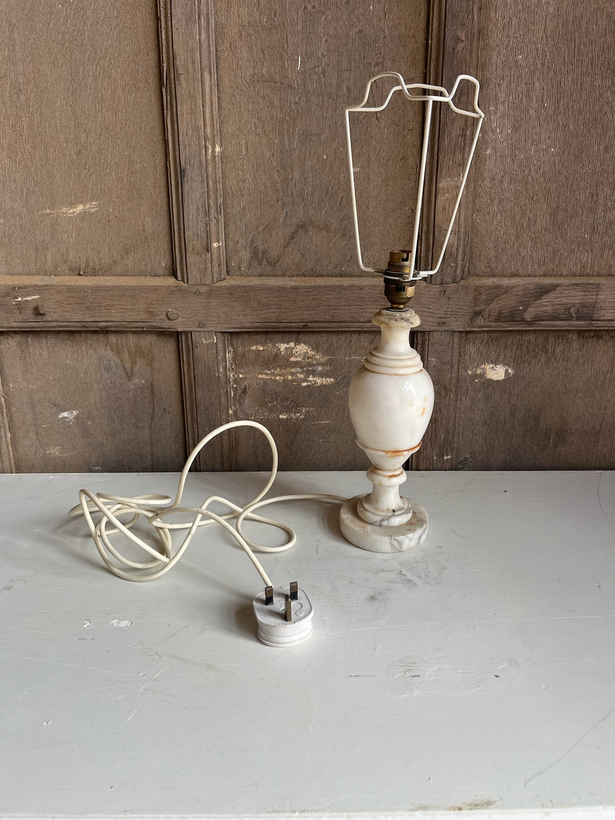 Alabaster Baluster Table Lamp