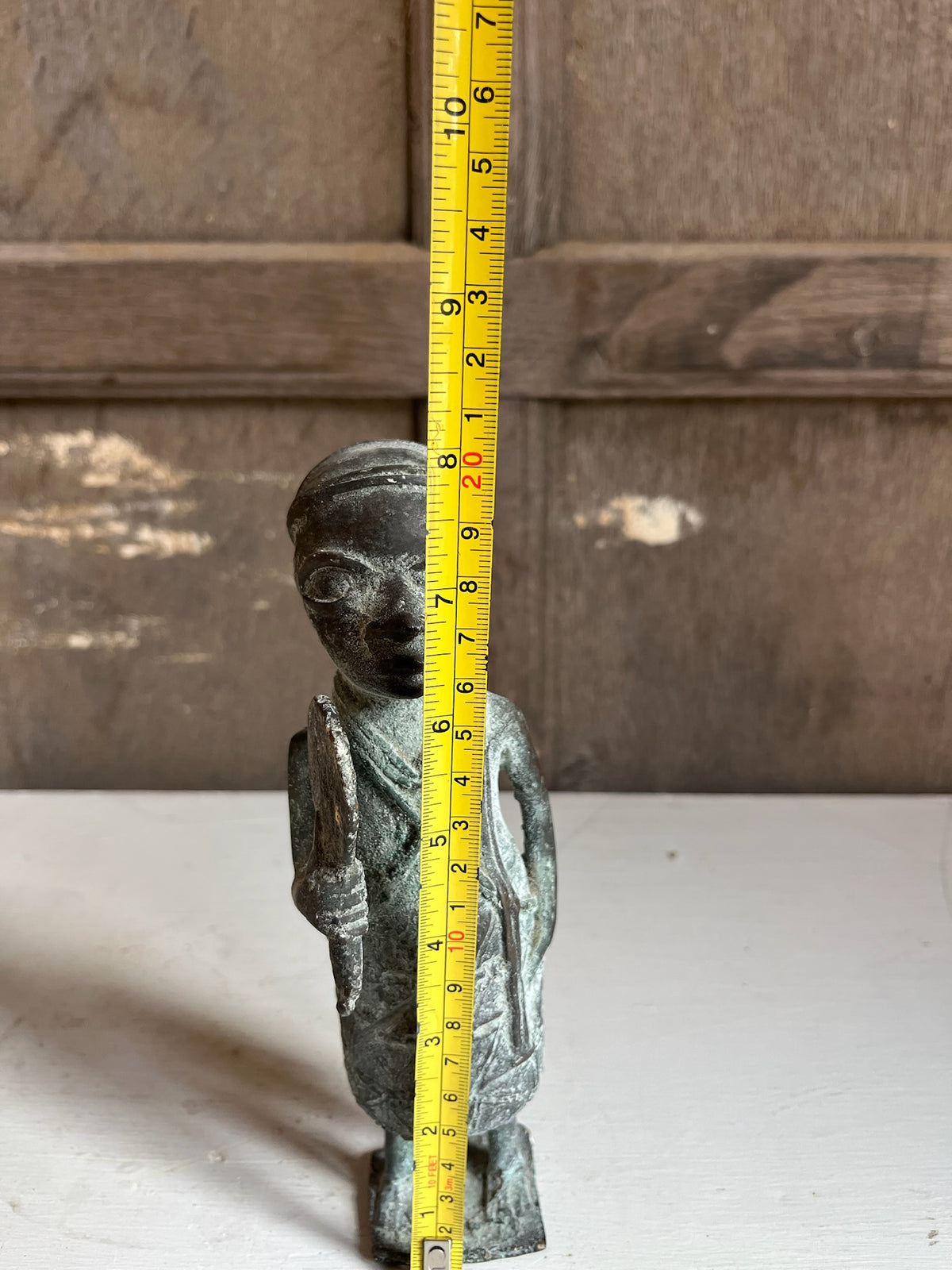 African Bronze Standing Figure