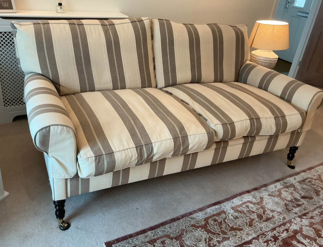 George Smith Striped Sofa