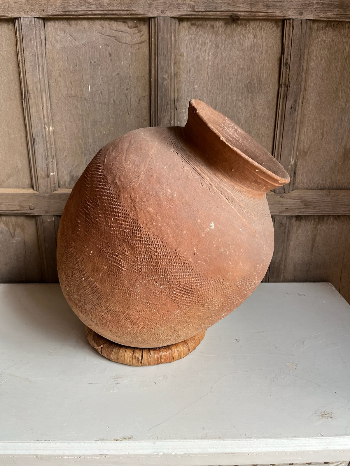 Antique Terracotta Olive Jar