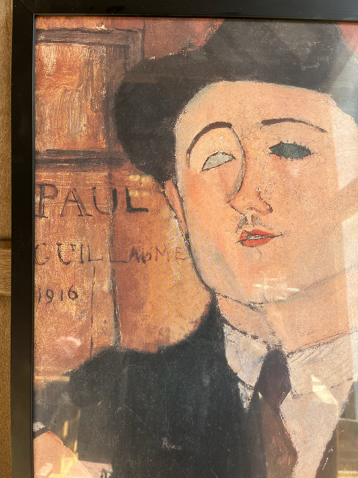 Framed Modigliani 'Paul Guillaume' Print