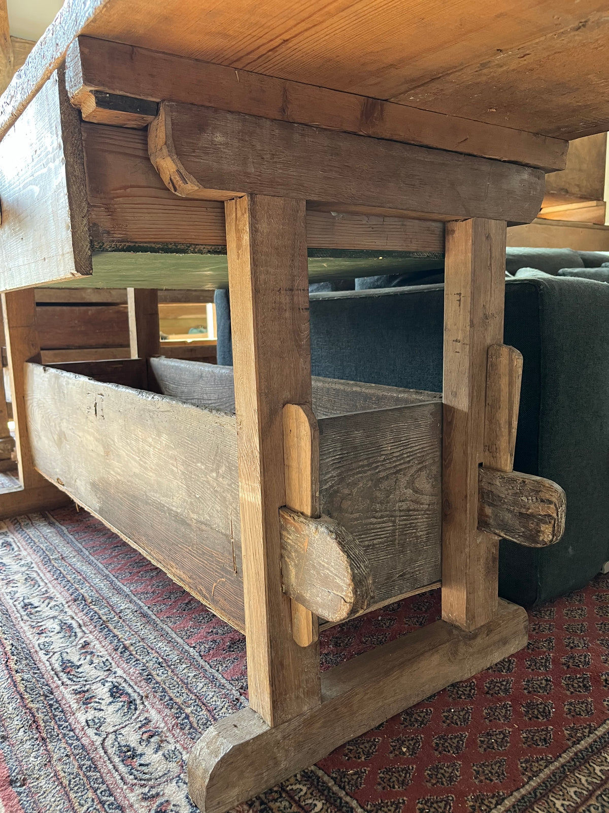 French Workbench Kitchen Island