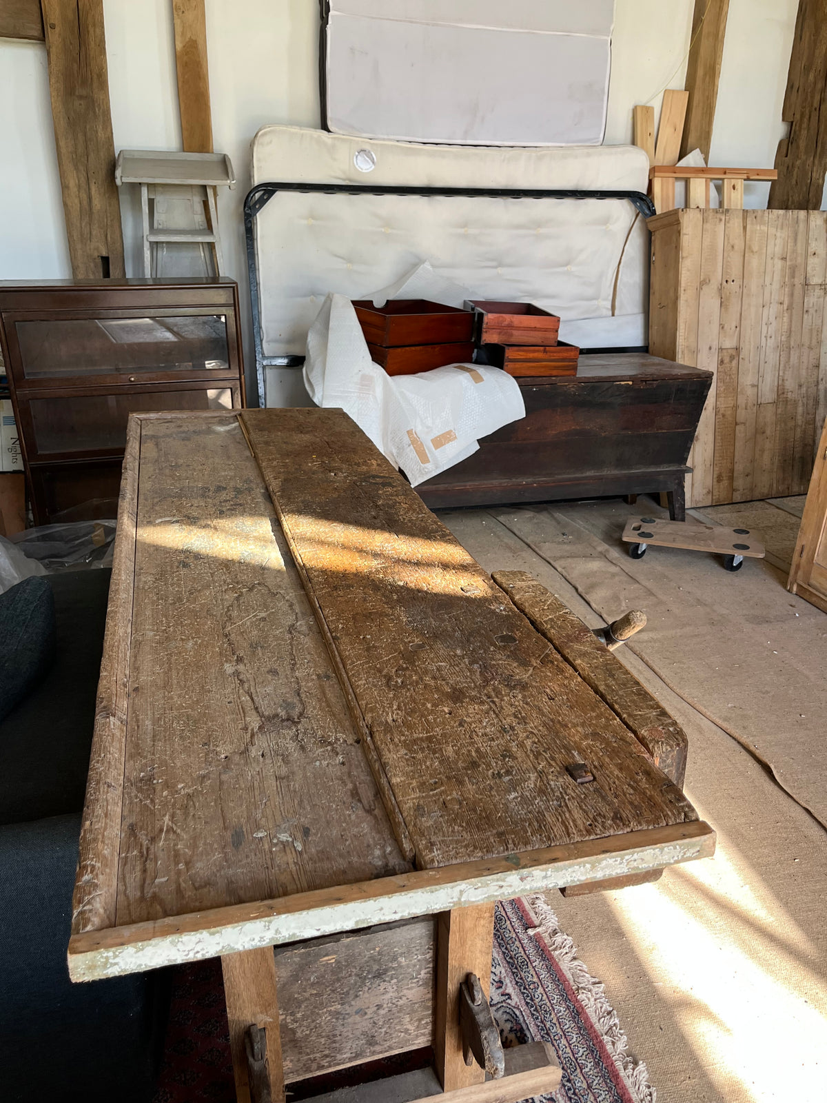 French Workbench Kitchen Island