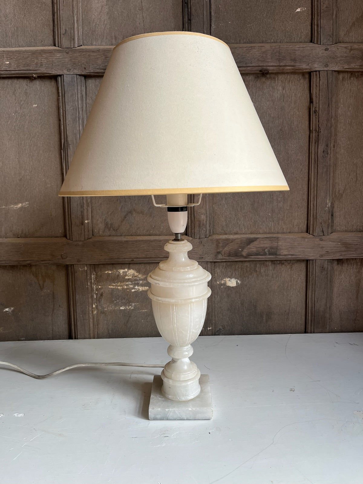 Alabaster Urn Table Lamp