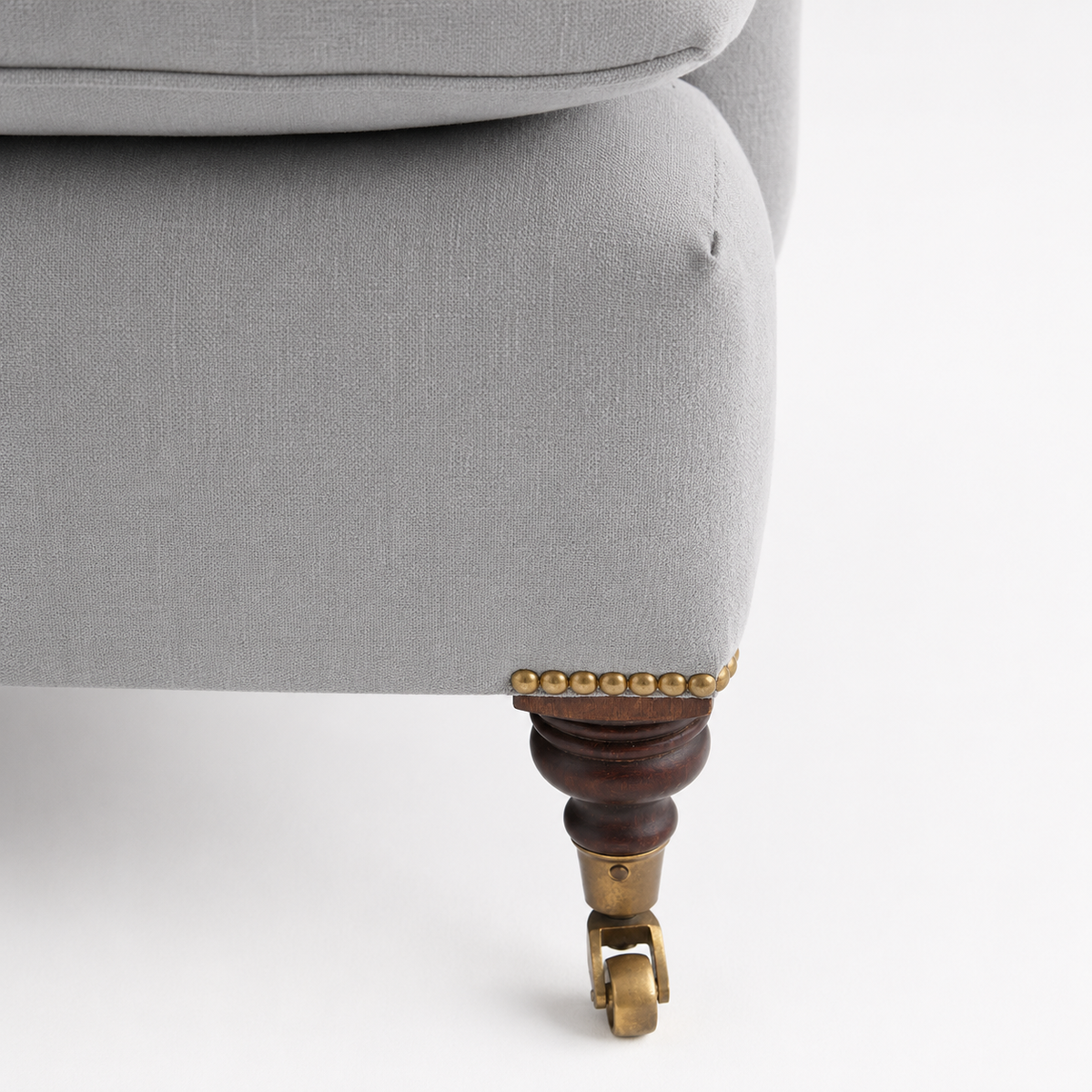 George Smith Medium Size Signature Armchair, Dove Grey
