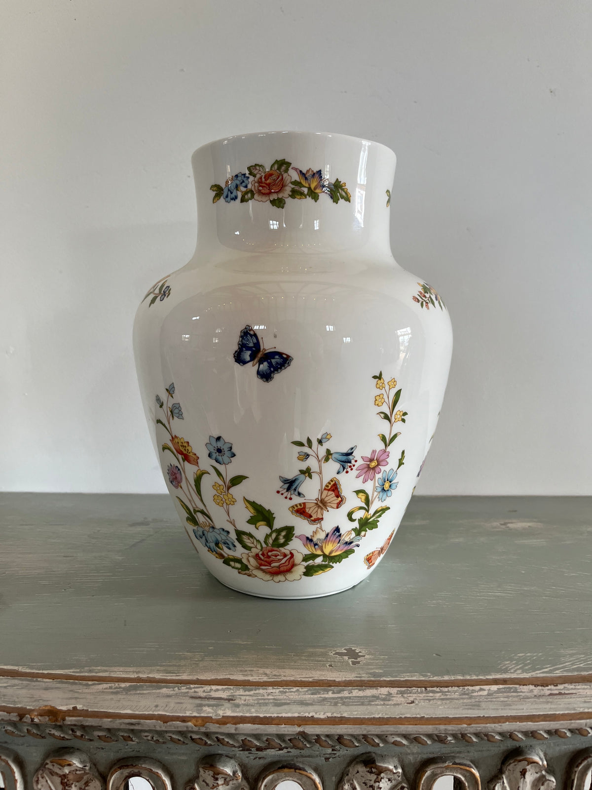Aynsley 'Cottage Garden' Porcelain Vase