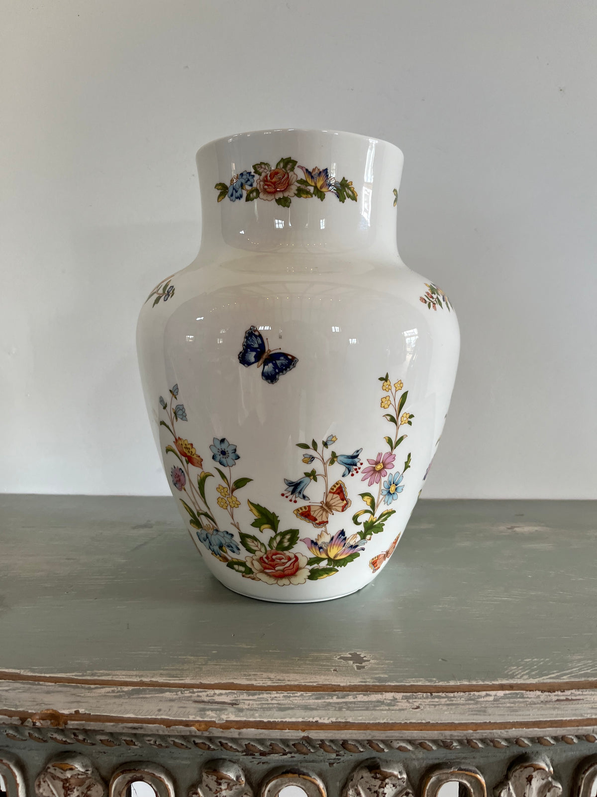 Aynsley 'Cottage Garden' Porcelain Vase