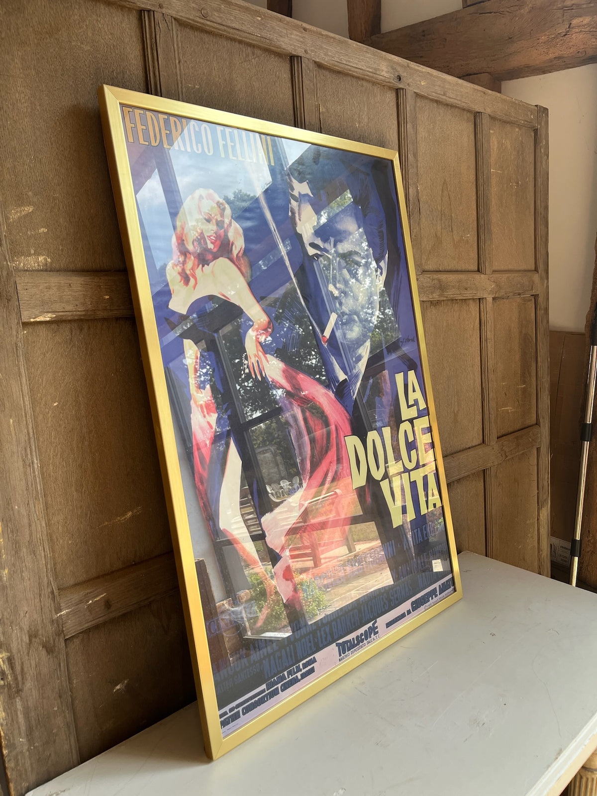 Framed 'La Dolce Vita' Film Poster