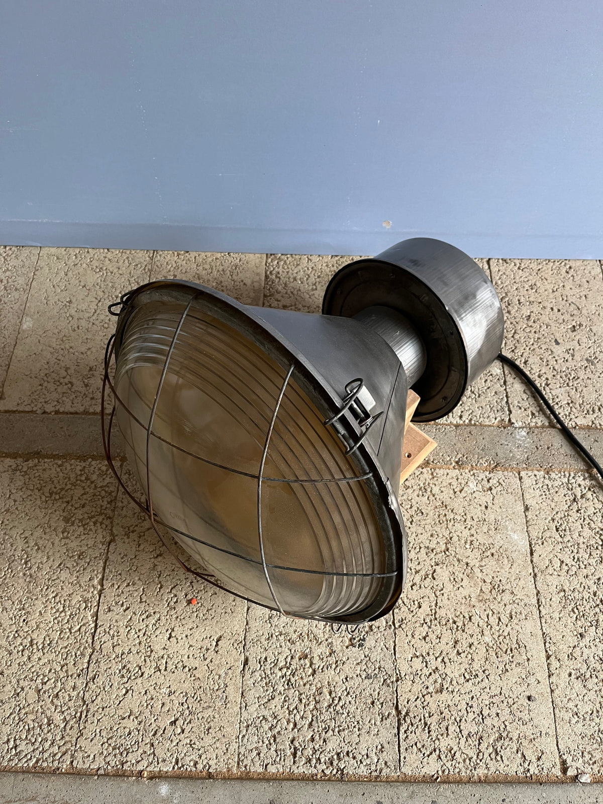 Industrial Caged Factory Pendant Light