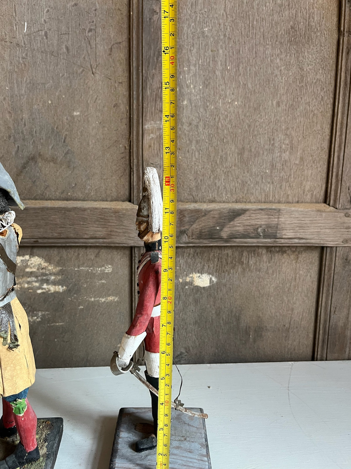 Pair of Carved Wooden Military Figures - Coldstream Guards & Life Guards