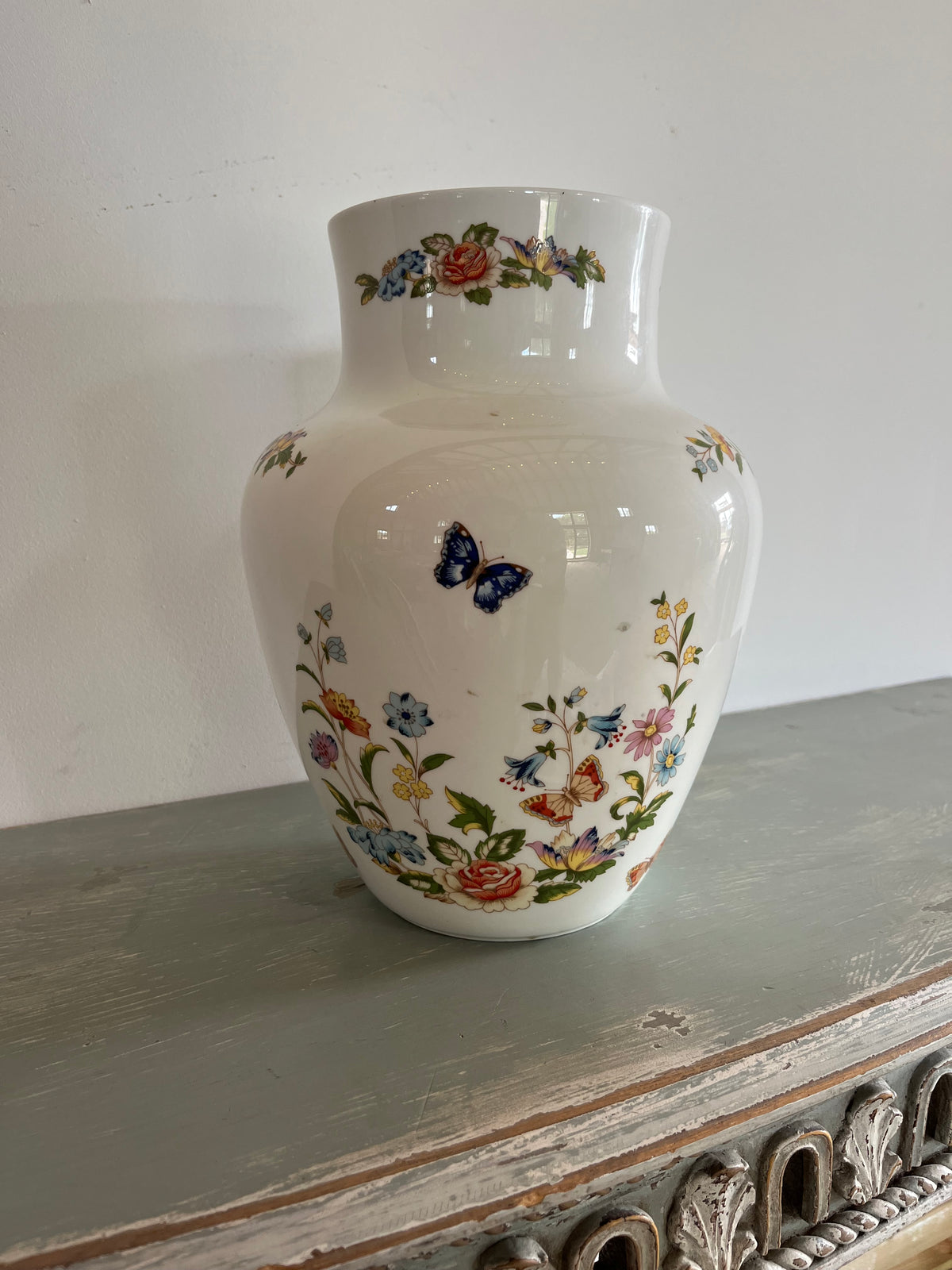 Aynsley 'Cottage Garden' Porcelain Vase