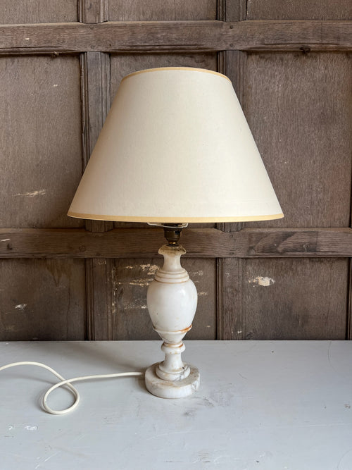 Alabaster Baluster Marble Lamp