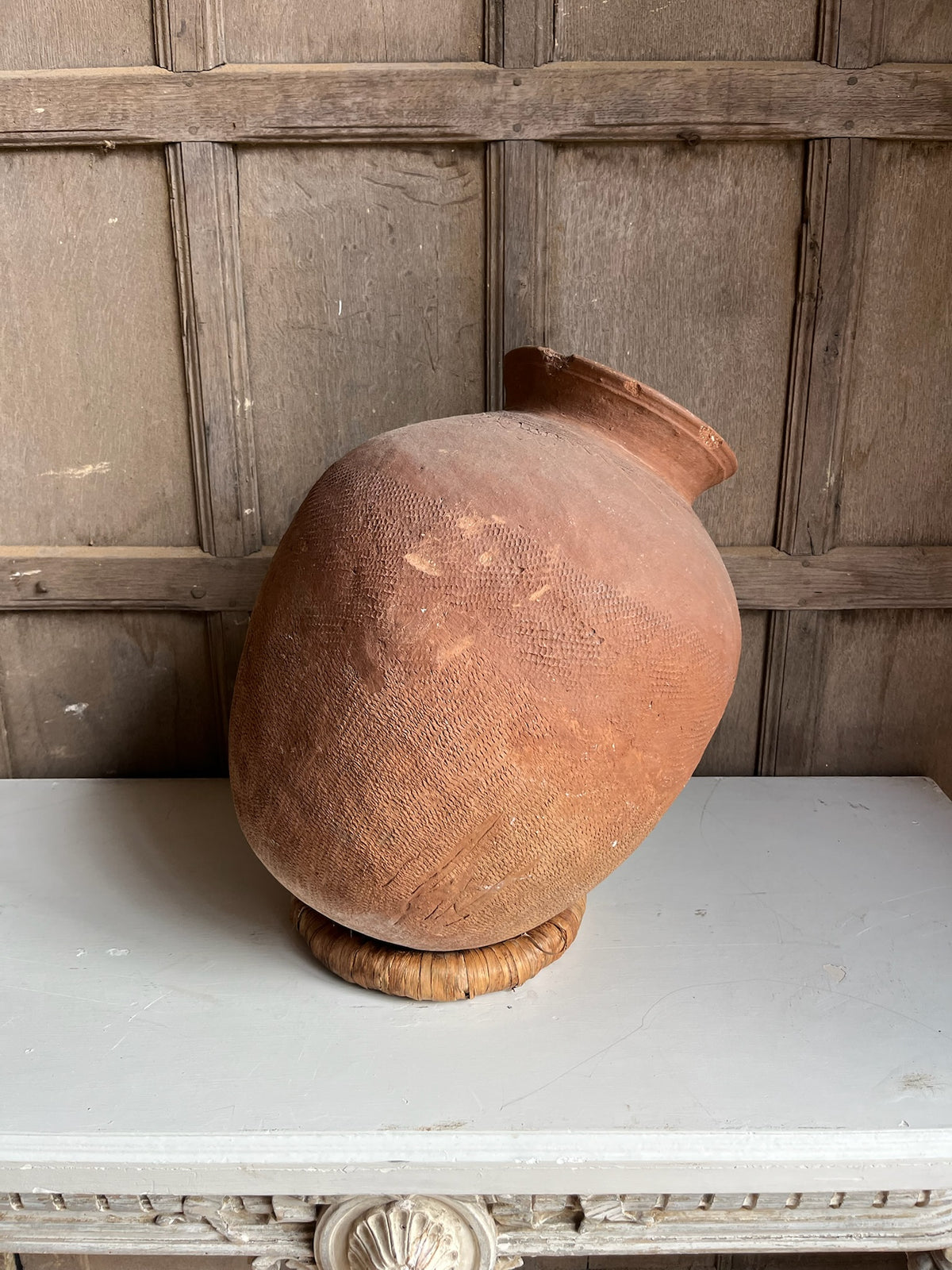 Antique Terracotta Olive Jar