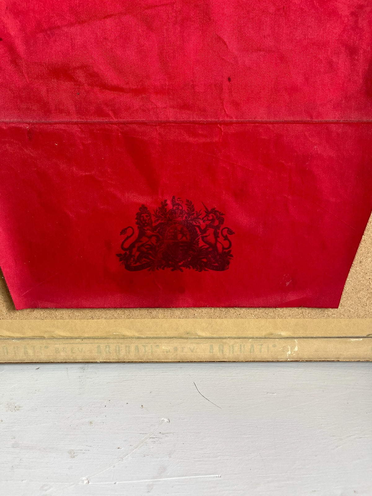 Framed Royal Opera House Gala Performance Silk Programme