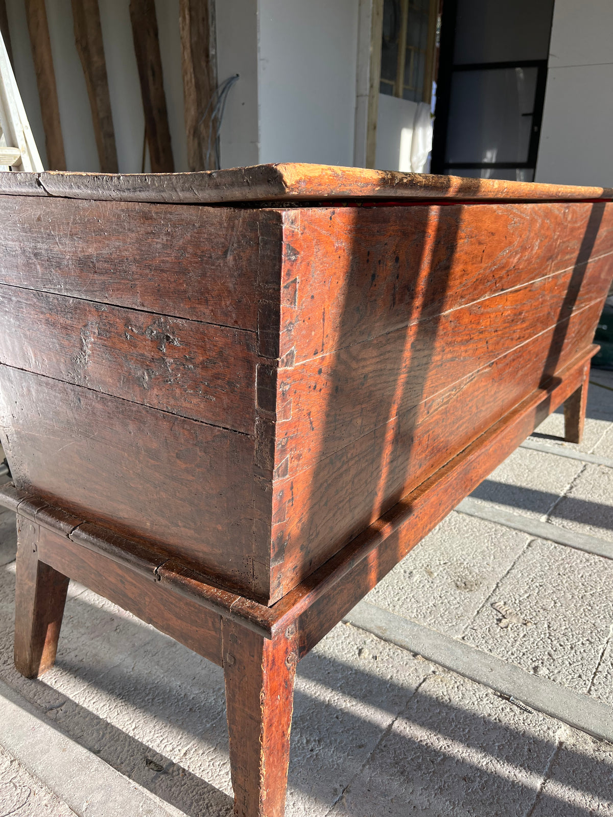 Antique French Dough Bin