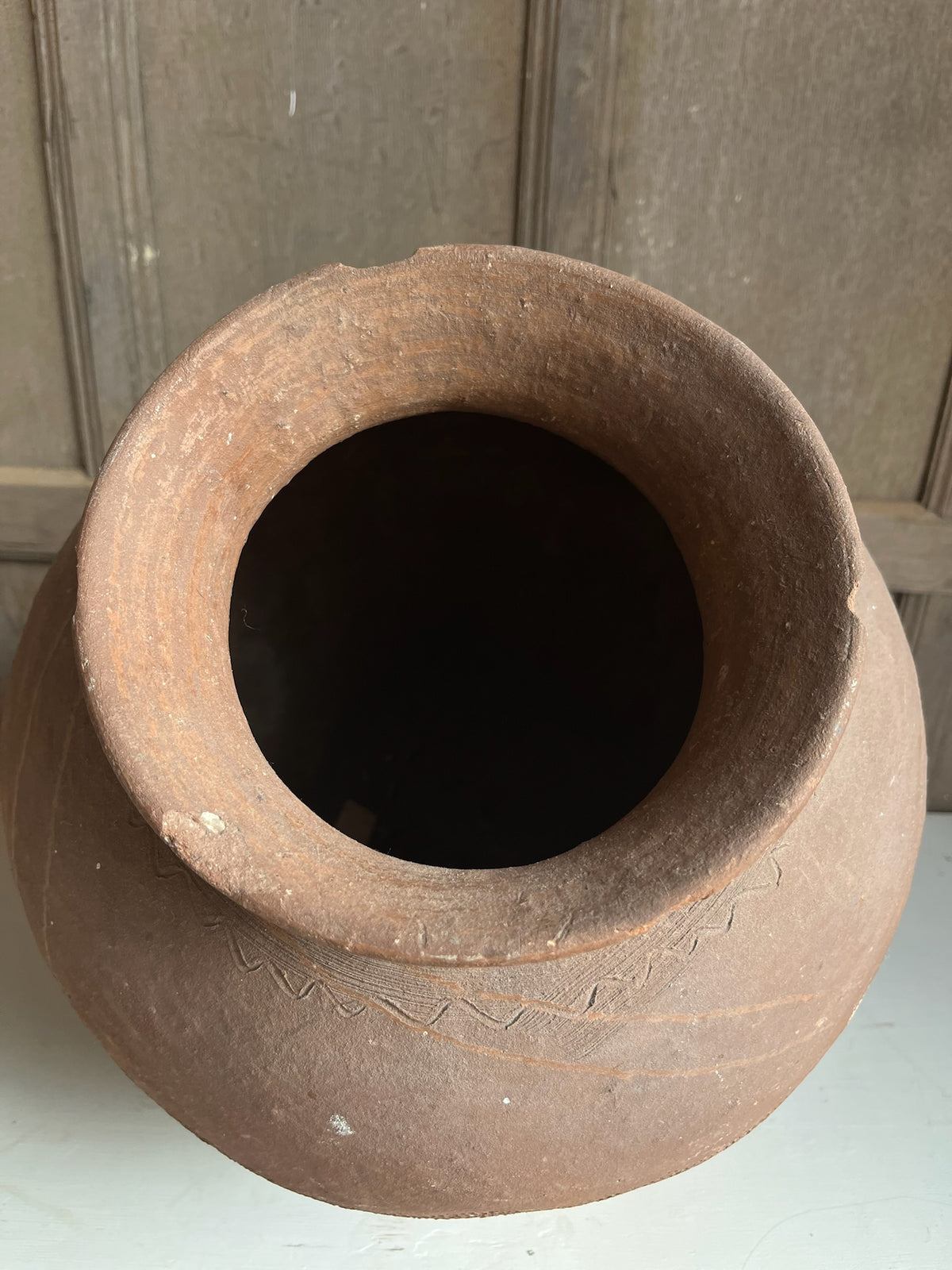 Antique Terracotta Olive Jar
