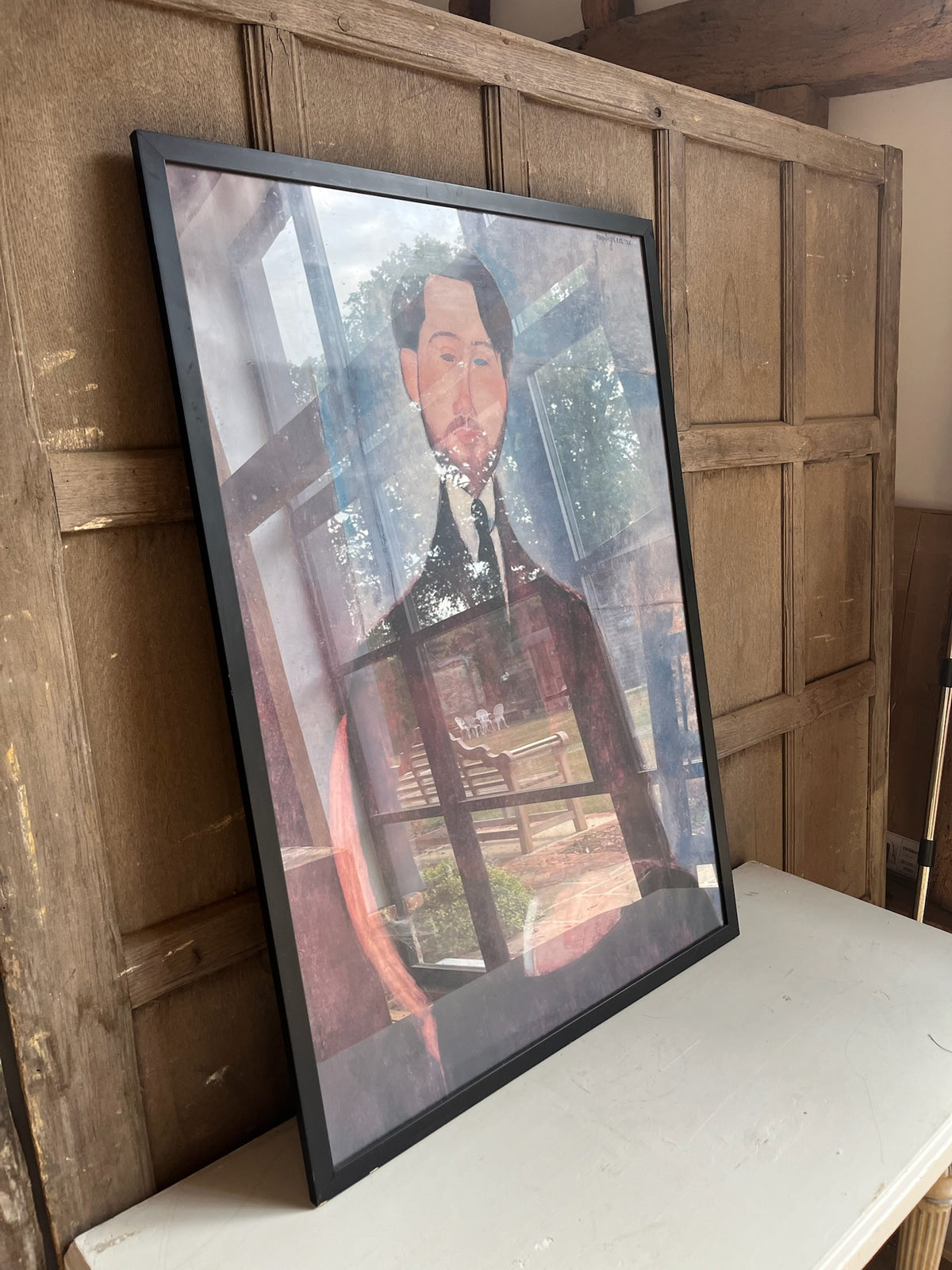 Framed Modigliani 'Leopold Zborowski' Print
