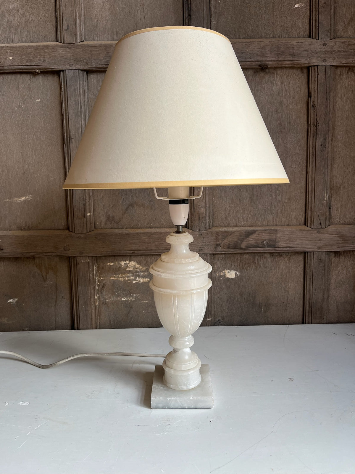 Alabaster Urn Table Lamp