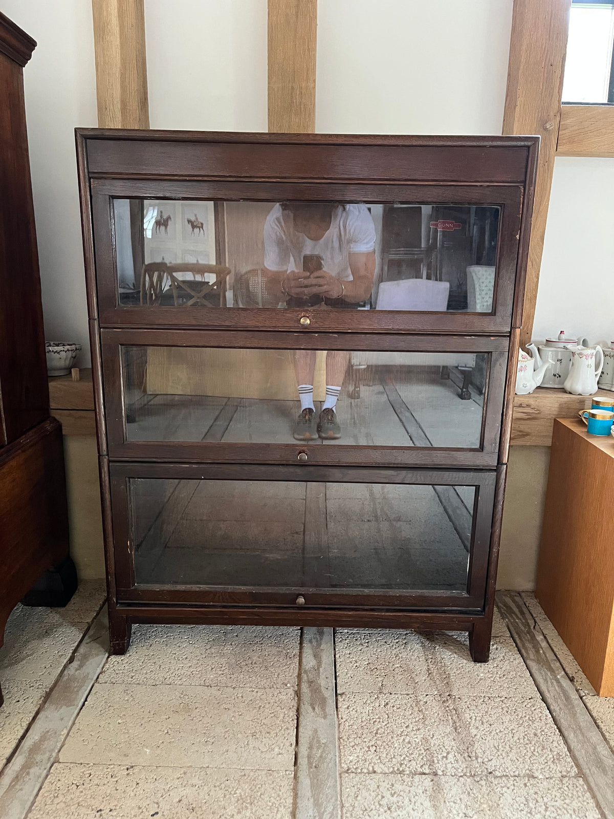 Mahogany Astragal-Glazed Display Cabinet (Gunn)