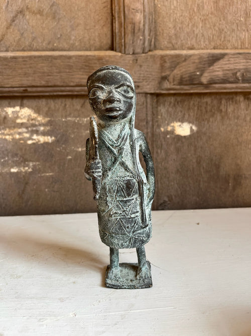 African Benin Bronze Sculpture